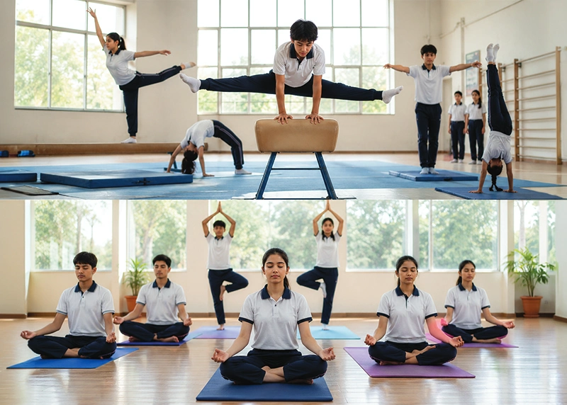 Yoga And Gymnastic